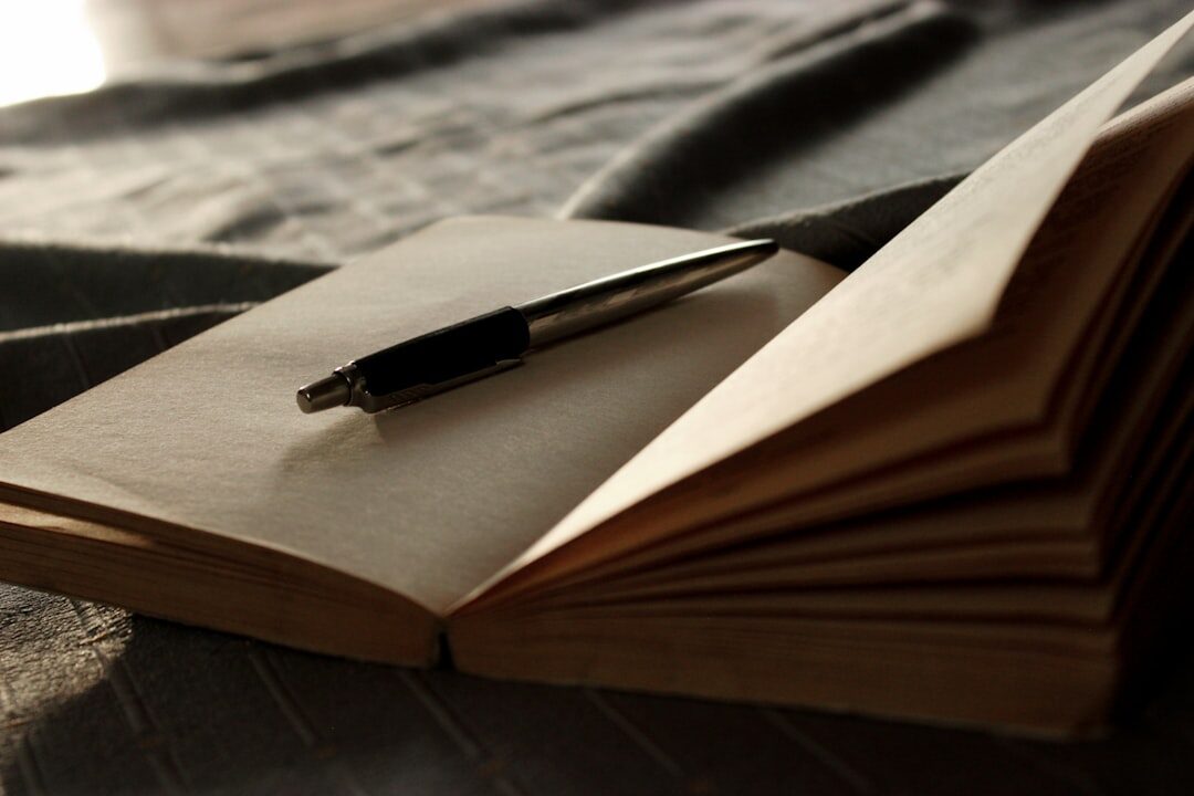 writer editing thriller manuscript